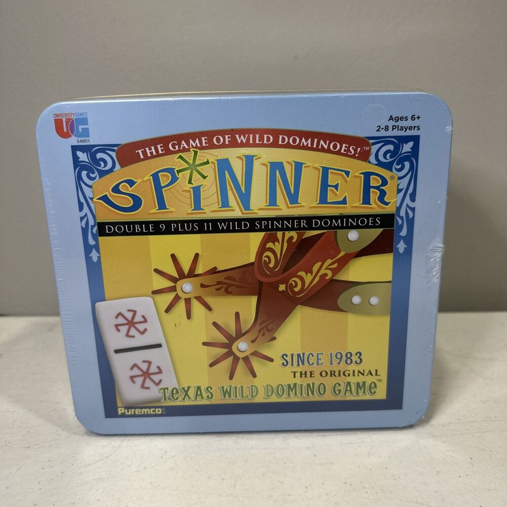 Spinner: The Game of Wild Dominoes Texas Double 9 + 11 Wild 2022, Puremco - New